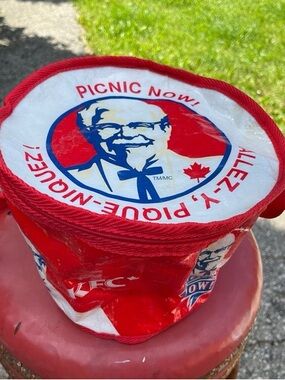 KFC Promotional Picnic Cooler Bag - Red & White